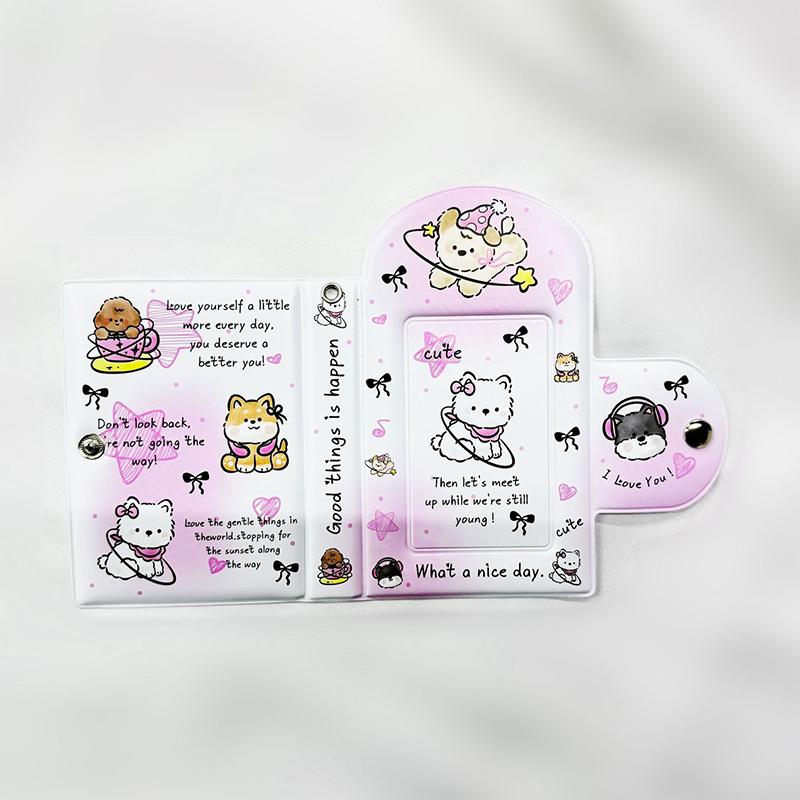 Cute Po Album 3 Inch Po Card Holder Idol Card Binder Collection Book 36 Pocket Book Album Pocard Storage Case