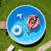 VEVOR 365.7 cm Pool Liner, Round Overlap Swimming Pool Liner for 90 cm Wall Height, Premium Vinyl, Easy Install with Leak-Proof Patches