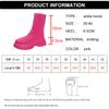 Hot Chunky Platform Pink Ankle Boots Women 2025 New Breathable Mesh Short Boots Woman Slip On Thick Bottom Sock Booties Mujer