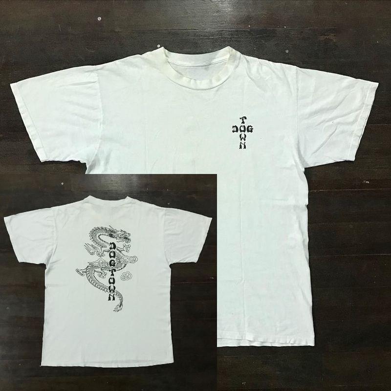 Dragon HipHop Streetwear ShortSleeved Mens TShirt HipHop High Street Heavyweight TShirt Trend