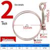 Hand-Tightened Galvanized Steel Hose Clamp for 2.5-3 Inch Pipes