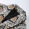 Printed Lace Up Cotton Jacket Lapel Cardigan Thick Warm Women's Oversize Coat Retro Ethnic Style Autumn/Winter 2025
