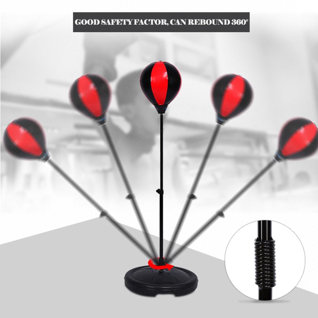 Регулируемая высота, детская сумка для пробивания мяча, скоростной бокс, спортивный набор, боевая игра с перчатками