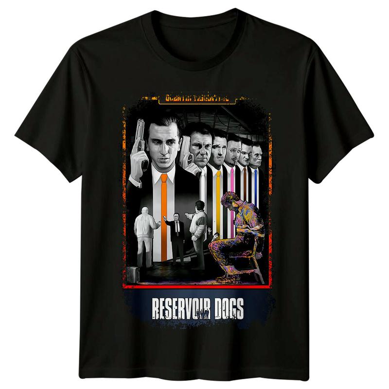 Reservoir Dogs (1992) Movie Poster Inspired Unisex T-Shirt Retro Classic Tee Graphic Tee