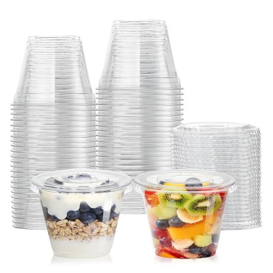 10/20/30/50 шт. Десертные чашки Пластиковые чашки без БФА Десерты Фрукты Торты Мороженое Пудинг Чашки для молочных коктейлей