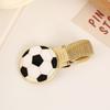 Cartoon Metal Pen Holder Sports Equipment Series Paper Fix Clips Creative Pen Clip  Office Use