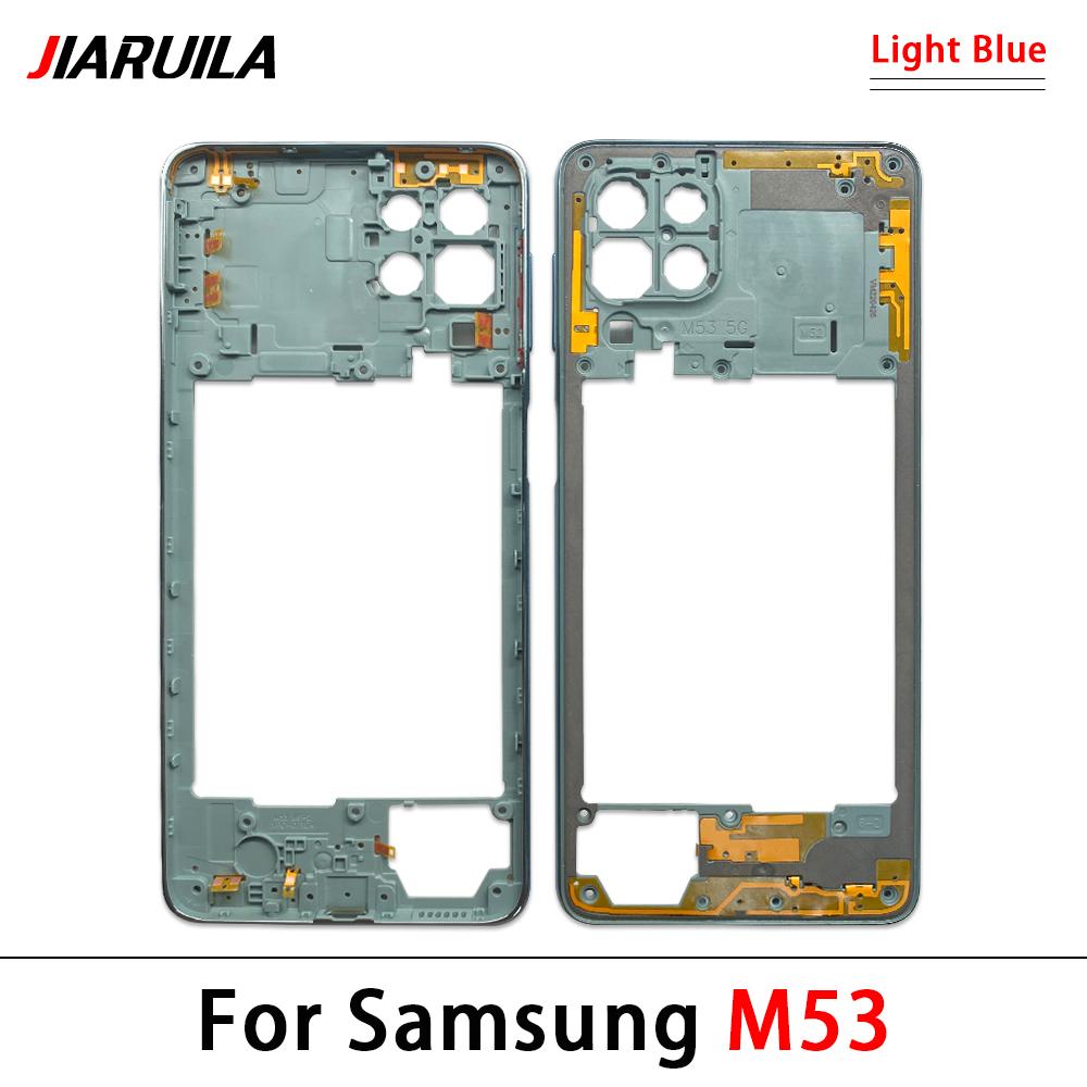 NEW Middle Frame Holder Housing Replacement Repair Parts For Samsung M23 M52 M53 5G M236B M536 M51 M62 F62