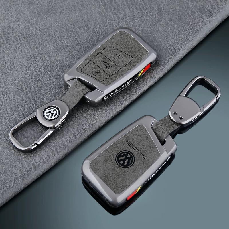 For VW Volkswagen Magotan Magotan GTE Passat B6 B7 B8 CC Arteon Leather Car Smart Remote Key Case Cover Protection Shell zf9
