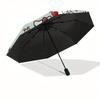 1pc Hello Kitty Pattern Umbrella with Plastic Handle,Suitable for All Seasons Home Travel Outdoor UmbrellaSanlio025