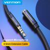 Vention 3.5mm Extension Cable 3.5mm Male To Female Extension Stereo Audio Extension Cable for Iphone Smartphones Tablets