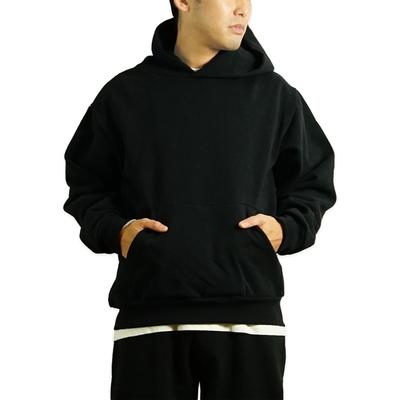 Angeles HF09 14 унций Толстовка с капюшоном из плотного флиса Черный XL [Los Apparel]