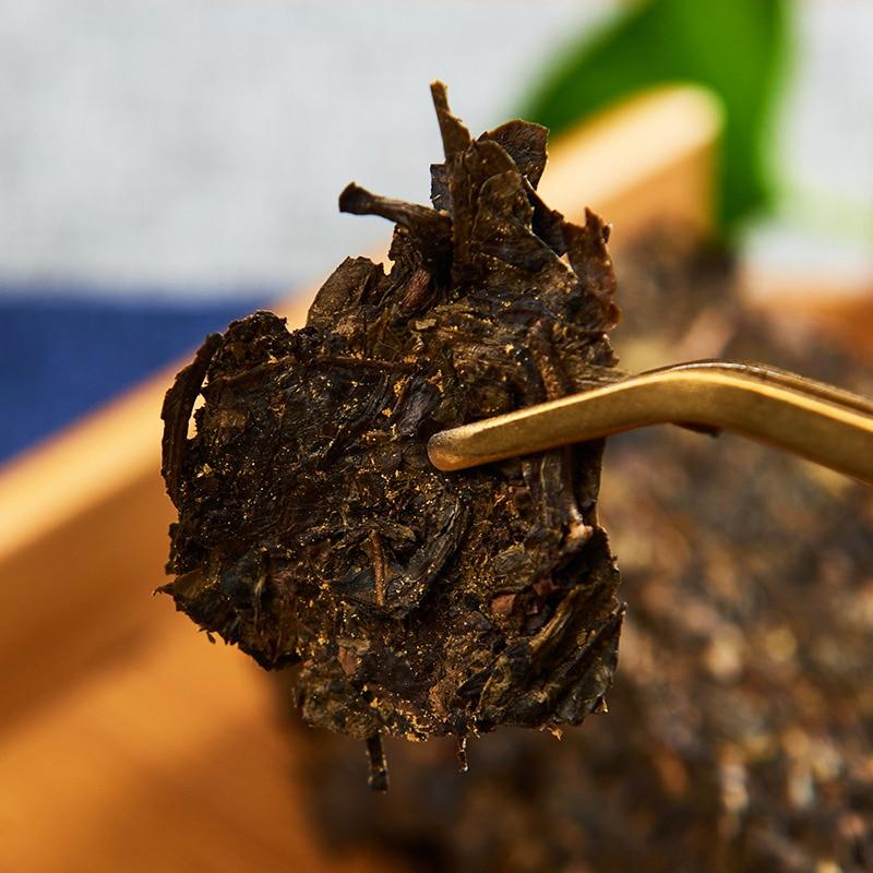 2019 Anhua Dark Tea Fu Cha with Gloden Flower Dark Brick Tea Hey Cha 1000g