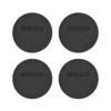 4Pcs Round Black Rubber Coaster Pad Self Adhesive Cup Bottom Stickers Non-Slip Anti-Scald Tumbler Cup Protective Pads