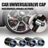 Car Sticker 4Pc Car Badge Wheel Tire Valve Caps For Ford Stracing Racing Fiesta Ranger Focus Kuga Mustang Air Stem Tyre Plug Car
