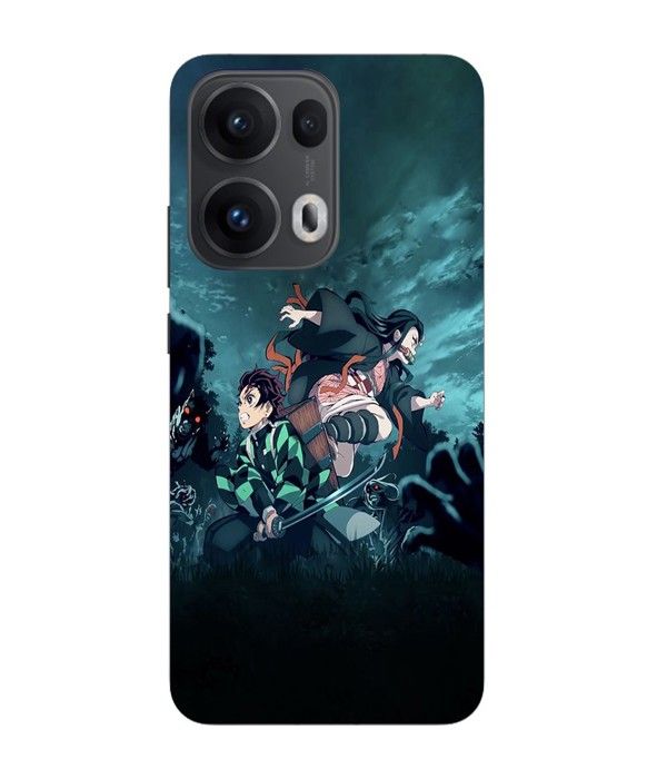 Coque Maniacase Pour Oppo Reno 13 Pro 5G tanjiro nezuko demon slayer