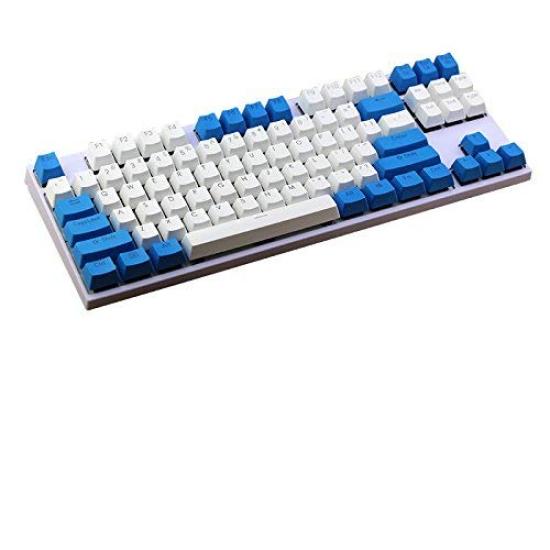 Happy Balls PBT Keycap Backlit Setting Double Shot Cherry MX Keycap Fit 87 108 104 MX Switch Mechanical Keyboard Blue White Combo /