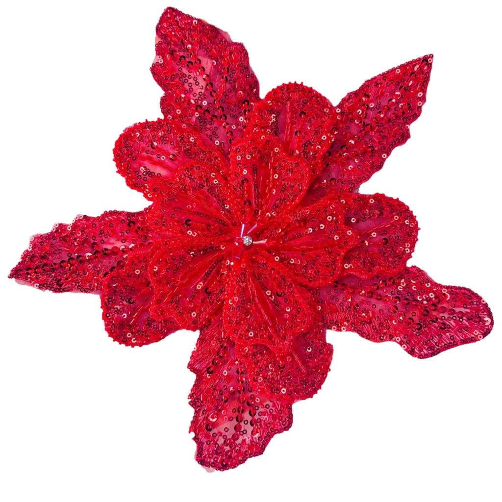Eye-Catching Sequins Flower Applique for Clothes Hat Sewing Patches DIY Scarf Wedding Dress Decors Accessories