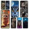 Cartoon Girl Gifts Lovely Owl Phone Case For Samsung Galaxy A52 A50 A70 A30 A40 A20S A20E A02S A12 A22 A72 A42 A32 5G A04s Cover
