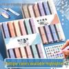 Morandi Eye-Protecting Macaron Color Highlighter Pen for Students