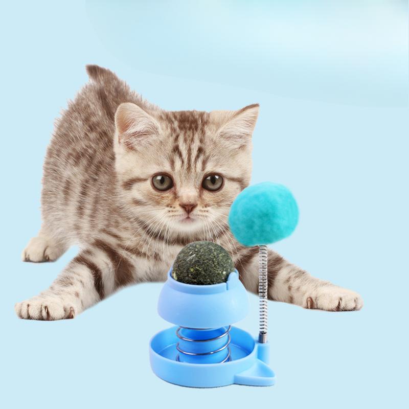 Весенние шарики с кошачьей мятой, Саморазвлекающие игрушки для кошек, Палочки для прорезывания зубов у кошек, Шарики из кошачьей травы, Игрушки от скуки для кошек, Товары для питомцев