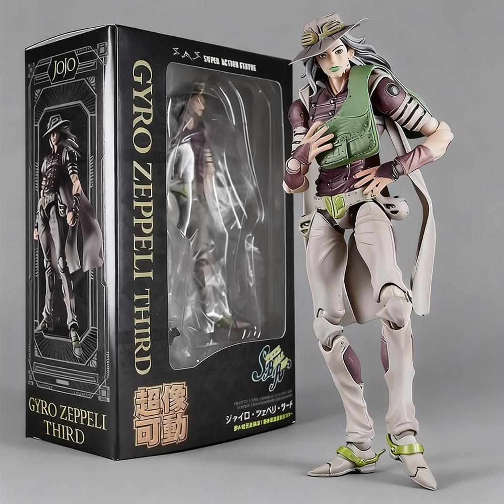 Aixlan 15 см Аниме Фигурка JOJO's Bizarre Adventure Steel Ball Run Юлий Цезарь Цеппели ПВХ Фигурка Действия Подвижная Фигурка Действия