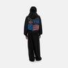 2025 Streetwear Hooded Sweatshirt With Geometric Letter Print Loose Fit Cotton Pullover Men Women