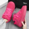 2024 New Personalized Pink Casual Men's Designer Board Shoes Fashionable Genuine Leather Breathable Elevated Flat Sports Shoes