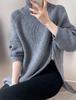 Водолазка свитер пальто осень и зима свободный вязаный свитер