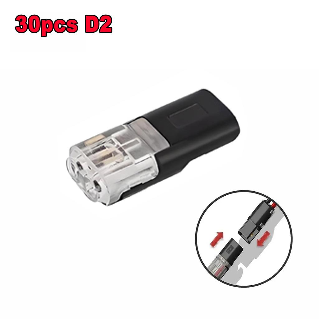 20/30/50/100pcs Waterproof Automotive Electrical Connector Sealed Dustproof Wire Terminal Strip for Car Wiring Cable Connection
