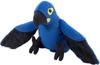 Wild Republic Hyacinth Macaw Plush Toy, Realistic, Soft Material, Cuddlekins Mini, W20 X D19 X H17cm (10865)