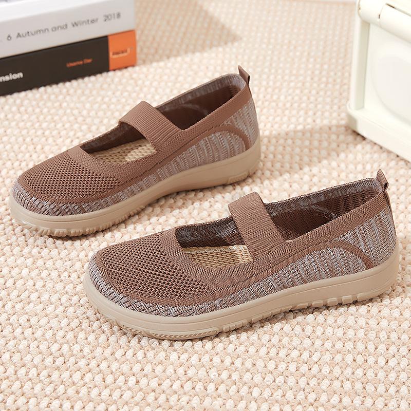 Женская обувь с мягкой подошвой не утомляет ноги. Летние новые старые пекинские тканевые туфли женские дышащие детские универсальные с одной педалью