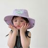 Летняя детская шляпа от солнца в корейском стиле, детская шляпа-панама с вышивкой букв, детская