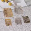 10Pcs 5/10 Teeth Metal Hair Comb Hair Clip Claw Shape Hairpins Diy Hair Supplies