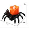 Halloween Pumpkin Lantern Funny Spider Candle Light Atmosphere Holiday Decoration Props Led Ornaments Holiday Gifts