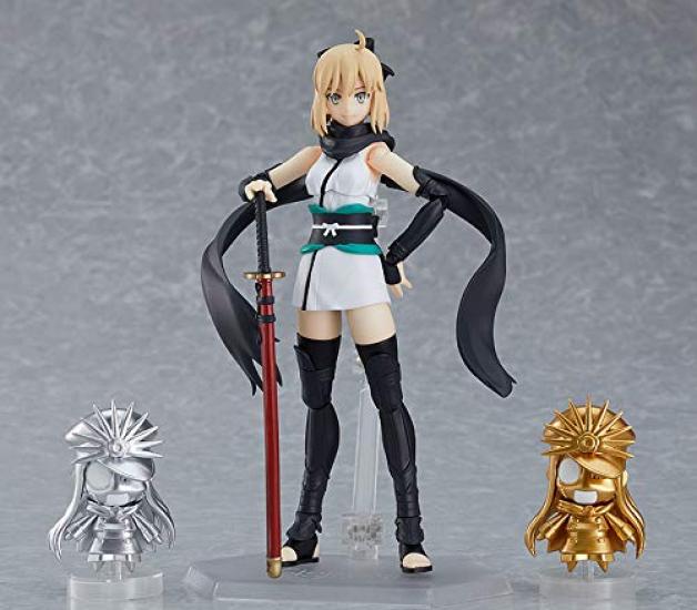 Figma FateGrand Order Сабер Окита Содзи Версия Восхождения. Немасштабная подвижная фигурка из АБС-пластика и ПВХ, предварительно окрашенная