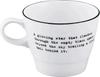 Кружка для завтрака к 80-летию Муми-троллей, 300 мл, диаметр 10x8 см, ручная работа, монохромная, друзья, белая, MM9401-11
