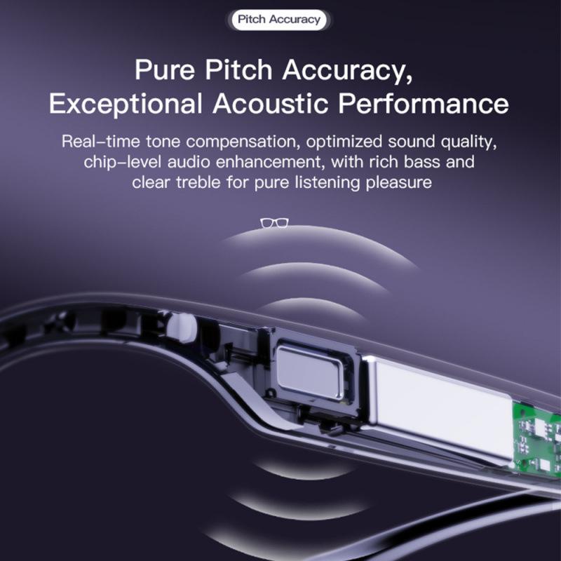 AI Bluetooth Smart Glasses: 800W Camera, Video Recording, and Simultaneous Interpretation