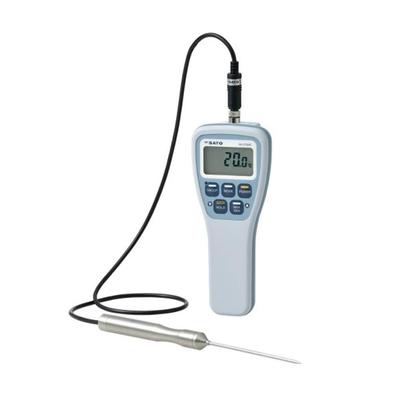 Водонепроницаемый цифровой термометр Sato Measuring Instrument без стандартного датчика с отверстием для крючка (САТО) СК-270WP (с S270WP-01) 8078-20