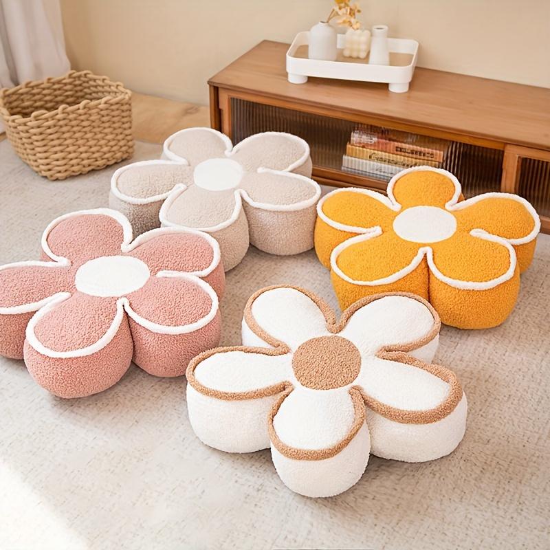Shaped Floor Flower 1pc Pillow Cute Seat Cushion Home Decor Gift For Halloween Thanksgiving Christmas New Year Valentines Day