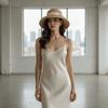 High-Density Weave Wheat Straw Cloche Breathable Round Top Straw Topper  Sophisticated Travelers