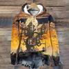 Cartoon Pattern Print Halloween Fashion Pullover Hoodies 2024 New Women's Fashion Hoodie Loose Women Clothing Tops Sweatshirts