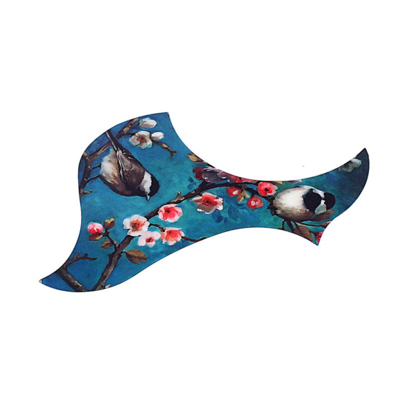 Универсальная накладка на акустическую гитару Folk Pickguard с рисунком Love Bird, наклейка на гитару 40-41 дюйм