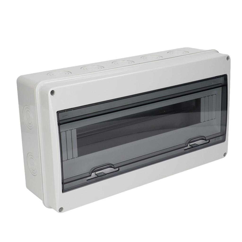 Распределительная коробка 18 выводов Водонепроницаемый Автоматический выключатель Пластиковая крышка Защитный корпус для внутреннего и наружного использования