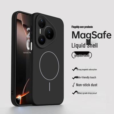 Магнитные чехлы для телефонов NEYAA из жидкого силикона для Huawei