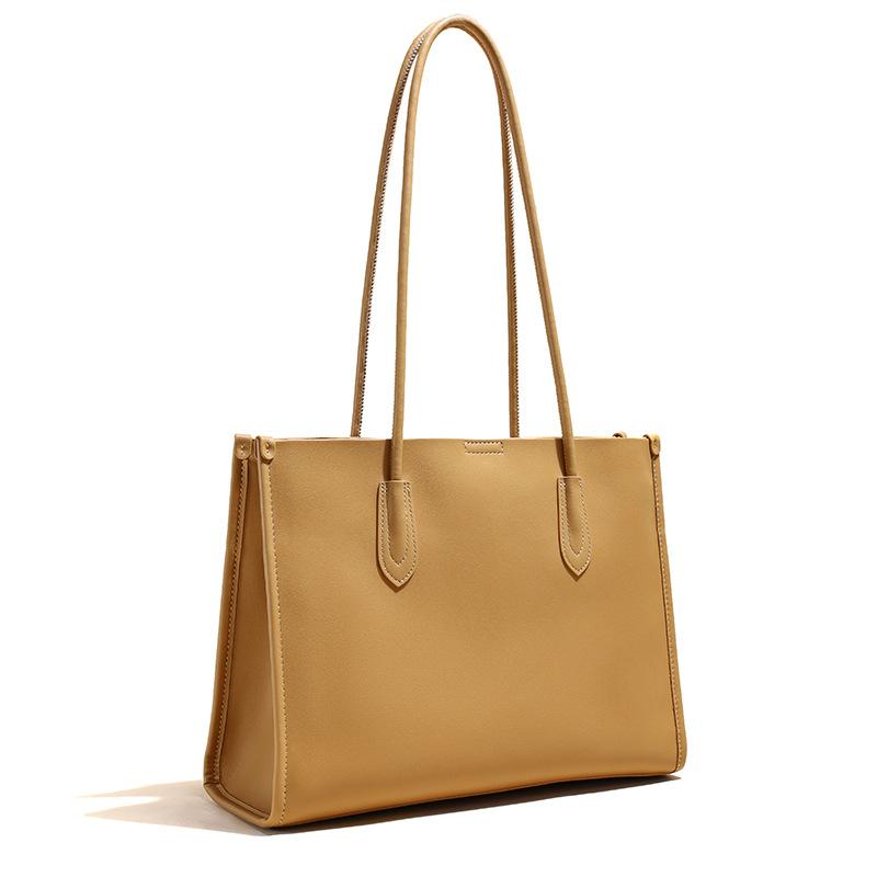 New Genuine Leather Women's Bag High-end Shoulder Bag for Women's Large Capacity Commuting Cowhide Women's Tote Bag