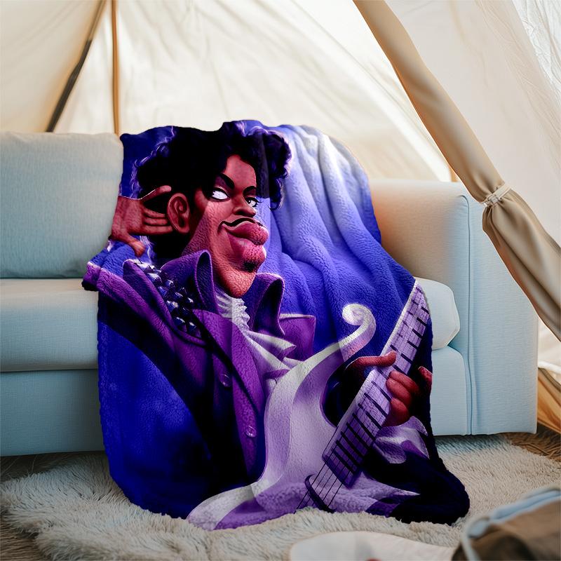 Purple Rain1 printed throw blanket—lightweight,soft,warm;versatile blanket for all seasons—perfect as &air-conditioning throw,nap blanket