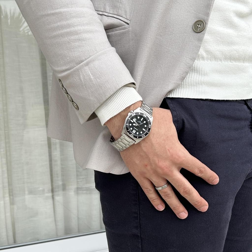 Casio DRESS WATCH Men Silver MTD-135D-1AVDF