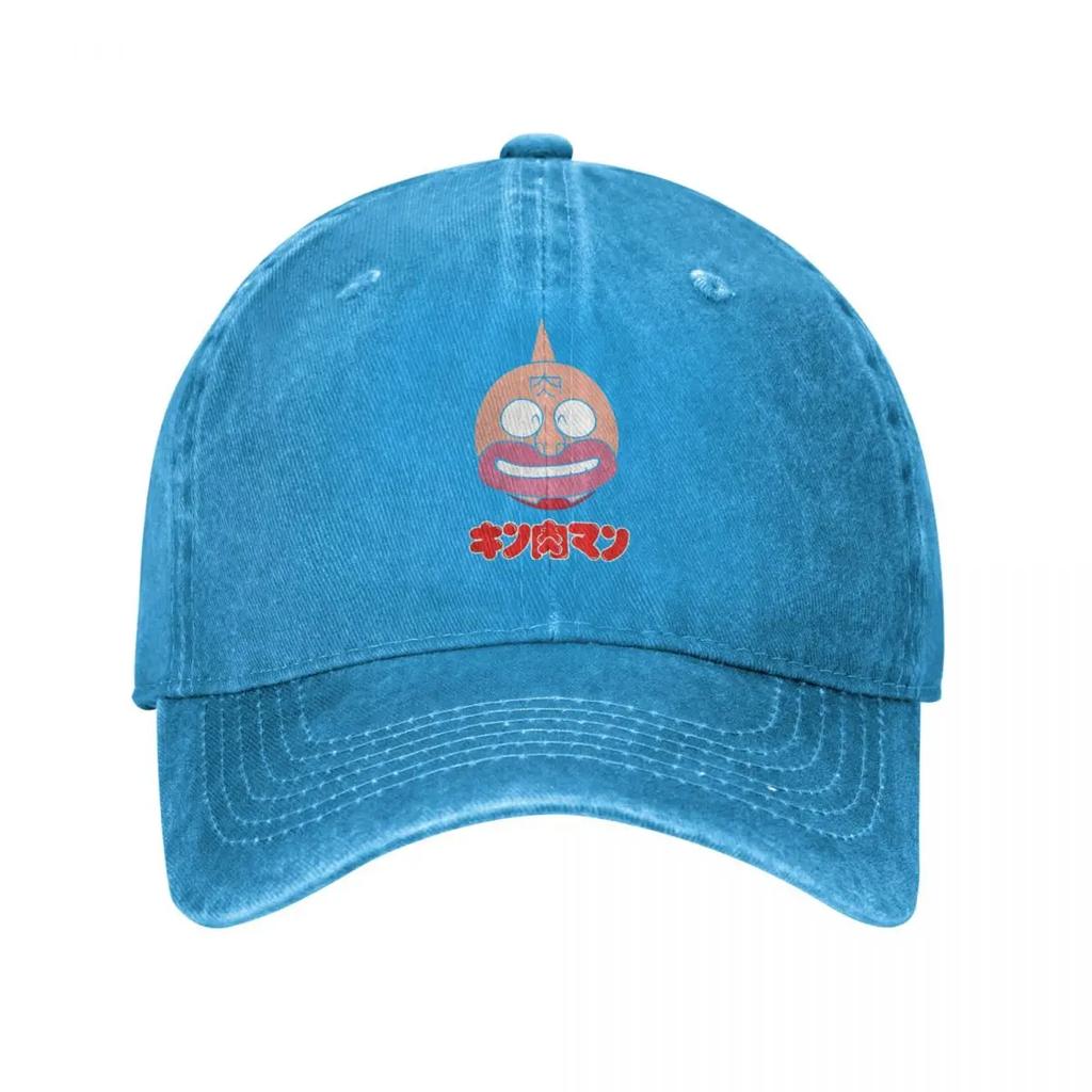 Vintage Kinnikuman Funny Baseball Cap for Men Women Distressed Cotton Cap Kinniku Mantaro Manga Outdoor Summer Caps Hat