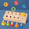 Montessori Wooden Post-Screwing Toy: Enhance Child's Hand-Eye Coordination & Parent-Child Interaction