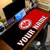 Custom Name Eintracht Frankfurt Mouse Pad Large Gaming Table Cushion Non-slip Laptop Tablet Big Mousepad XXL Mat Mini PC Playmat With Lock edge_XIA